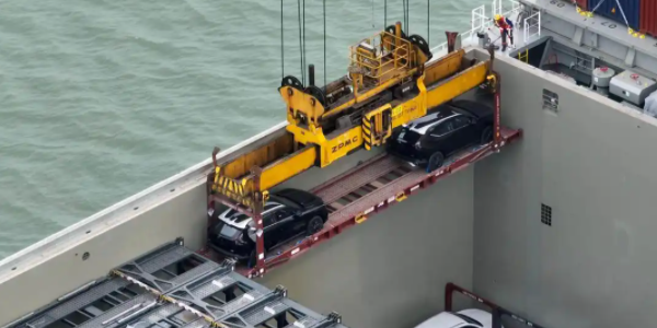 汽车集装箱海运，可折叠集装箱商品车专用框架